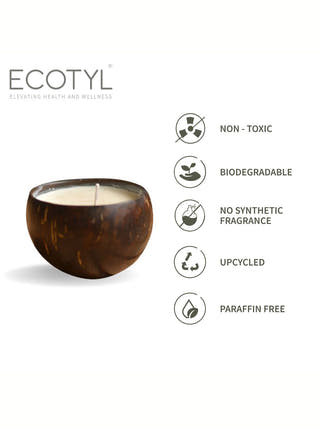 Soy Wax Candle - Coconut Shell