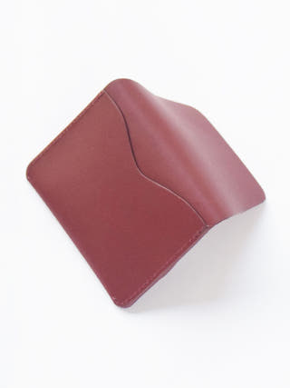 Greece Burgundy Flap Wallet
