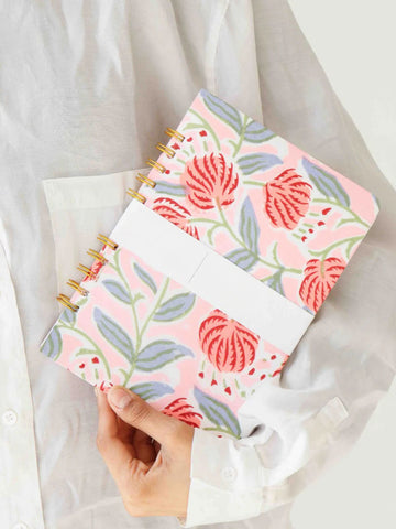 Handcrafted Daily Planner | A5 Wire Bound Journal