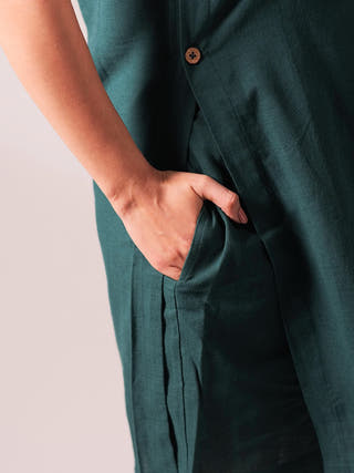 Twilight Dress With Shorts Set Green