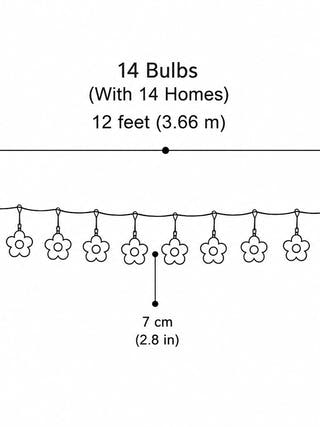Flowers Fairy Lights Tholu Bommalata - Dimensions
