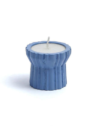 Qutub Azure Blue Tea Light Candle Stand