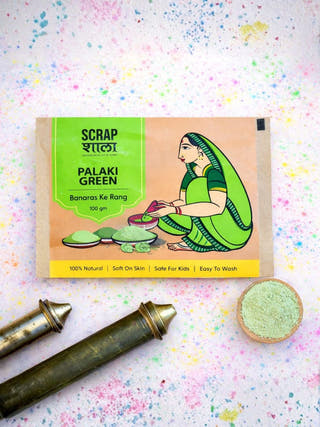 Holi Milan Gulaal Box | Four Packs of Natural Gulaal | Handmade in Banaras