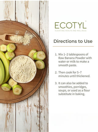 Natural Raw Banana Powder