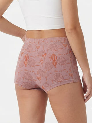 Sky Lantern & Royal Mint Organic Cotton Boyshorts | Pack Of 2