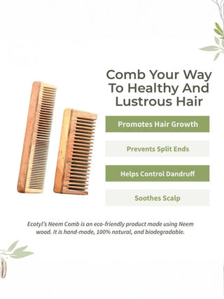 Neem Wood Comb