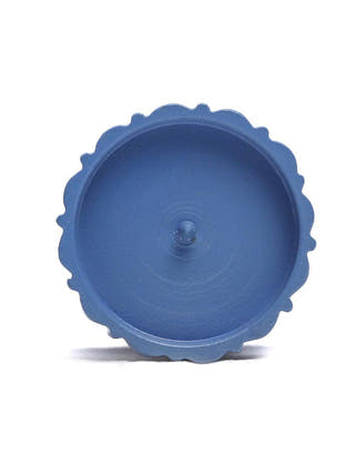 Qutub Azure Blue Candle Stand