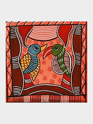 Bengal Pattachitra: Bird's Wedding ARAVALI