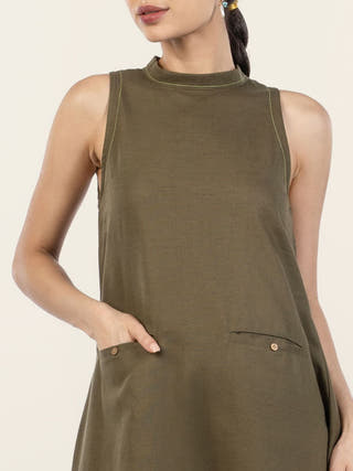 Cove Sleeveless Halter Neck Co-Ord Set