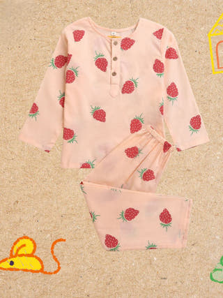 A Fresh Strawberry Unisex Nightdress