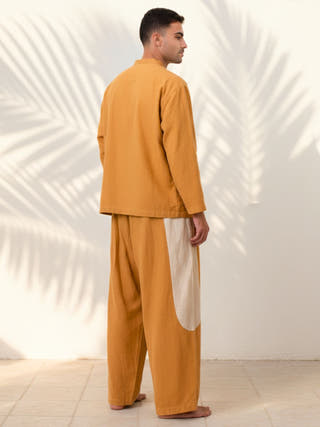 Drip Mustard Co-Ord Set
