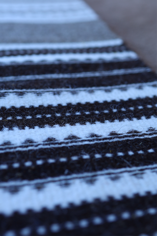 Bharawadi Handwoven Traditional  Rug Multi Colour Kutchi Carpet