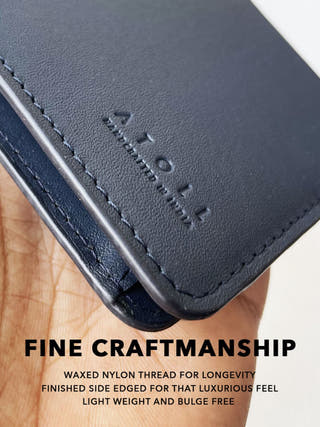 Abel Bifold Wallet | Navy