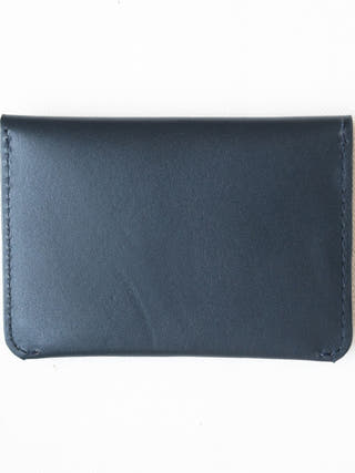 Petra Button Navy Wallet