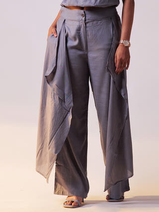 Ocean Top Pant Set Grey
