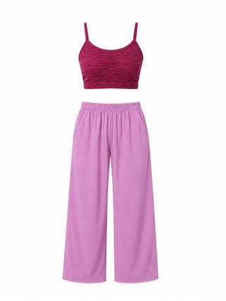 Piled Lines Organic Cotton Lounge Set