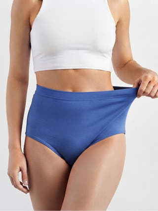 Indigo & Porcelain Organic Cotton Classic Briefs | Pack Of 2