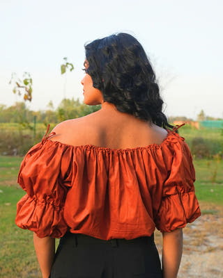 Laina Hand Embroidered Tops