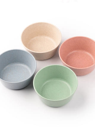 Rice Husk Curry Bowl Set Of Four Irida Naturals