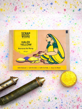 Holi Milan Gulaal Box | Four Packs of Natural Gulaal | Handmade in Banaras