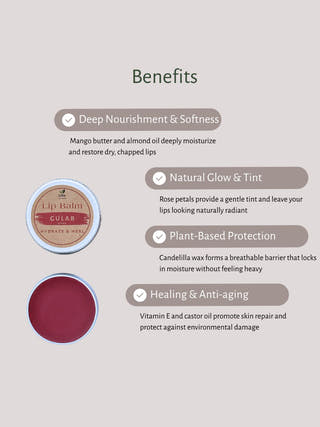 Gulab Lip Balm for Pigmented & Chapped Lips