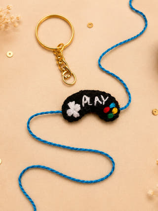 Hand Embroidered Game Console Rakhi