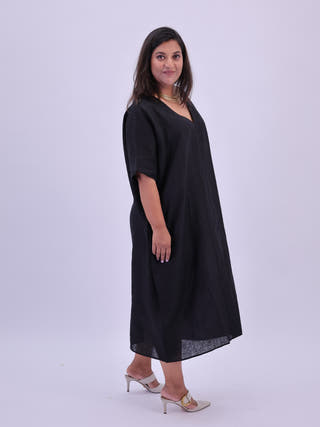 Saba Linen Kaftan Dress Women Flourish Saba Linen Kaftan Dress Women Flourish