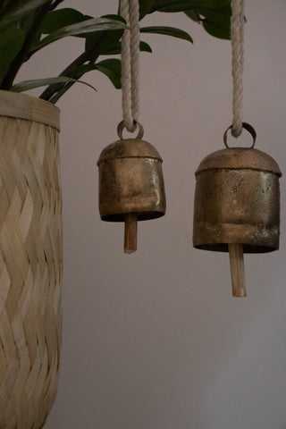 Echoes Copper Bell Set Of Two Copper Bell Art