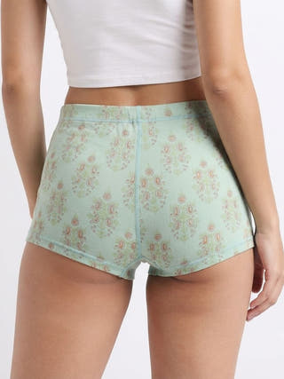 Sky Lantern & Royal Mint Organic Cotton Boyshorts | Pack Of 2