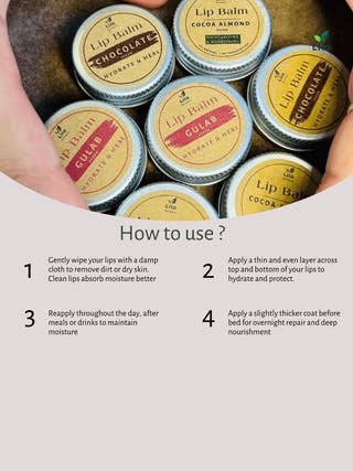 Gulab Lip Balm for Pigmented & Chapped Lips