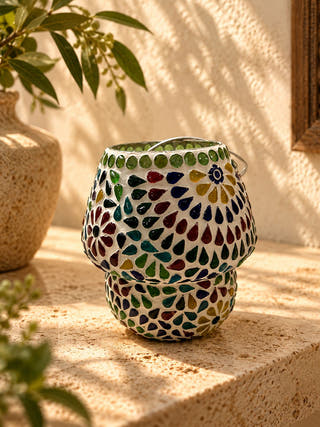 Mehtab Mosaic Glass Table Lamp