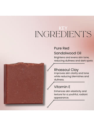 Red Sandalwood Cold Processed Soap
