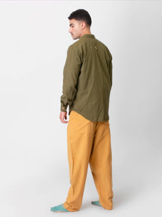 Mustard Mati Casual Outing Pants