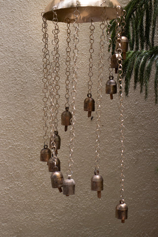 Jhoomar Handmade Copper Bell Windchime Copper Bell Art