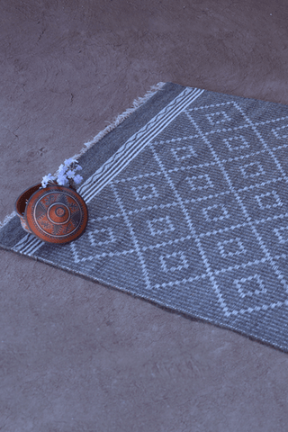 Ludi Handwoven Rug Multi Colour2 Kutchi Carpet