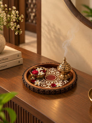 KumKum Alpona Tray