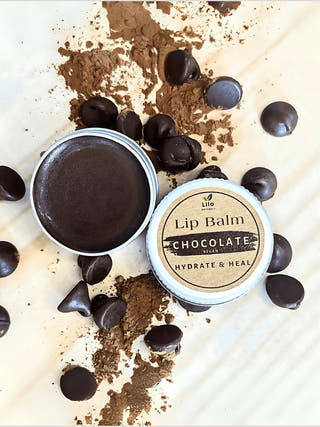 Chocolate Lip Balm for Dry, Chapped & Pigmented Lips