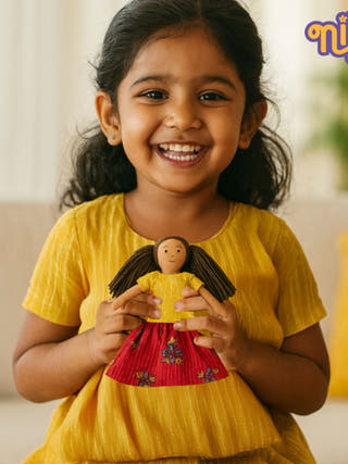 Nilah's Younger Sister Mira Girl Doll Classic Red