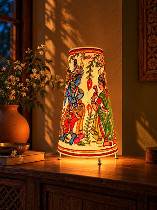 Radha Krishan Tholu Table Lamp