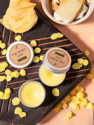 Ghee Lip Balm for Dry, Chapped & Pigmented Lips