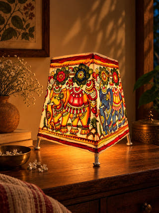 Elephant Table Lamp - Multicolor