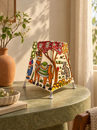 Tree Of Life Design Table Lamp - Multicolor