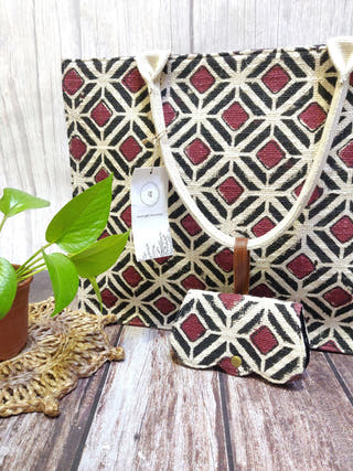 Cotton Tote Bag Off White VARNAN