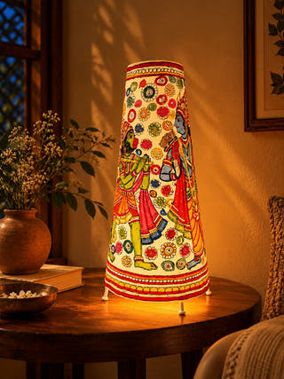 Ramayana Tholu Bommalata Table Lamp