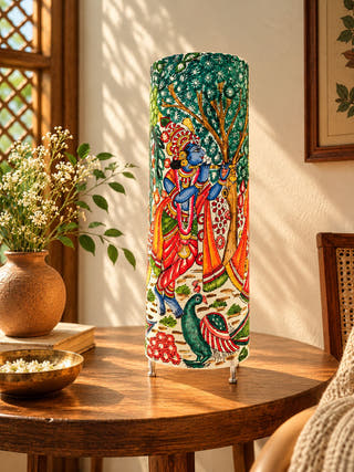 Radha Krishna Leela Lamp