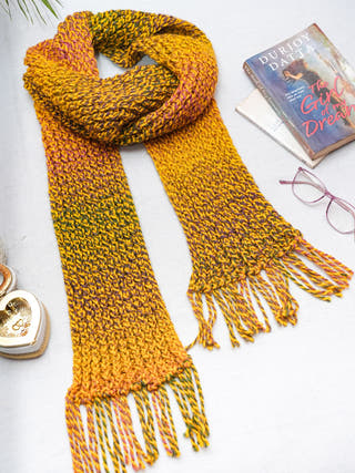 Fluffy Muffler | Mustard