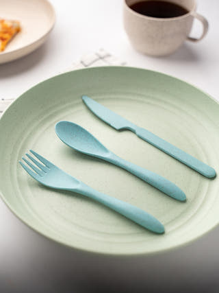 Wheat Straw Cutlery Set Irida Naturals