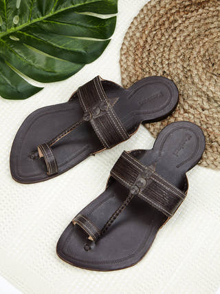 Original Brown Men Kolhapuri Chappal