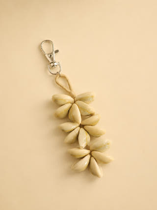 Cowry Jute Bag Charm