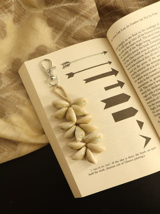 Cowry Jute Bag Charm